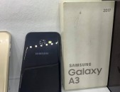 Samsung galaxy A3 2017 black 16gb tupov, lav vichak, aparik texum 0% kanxavchar