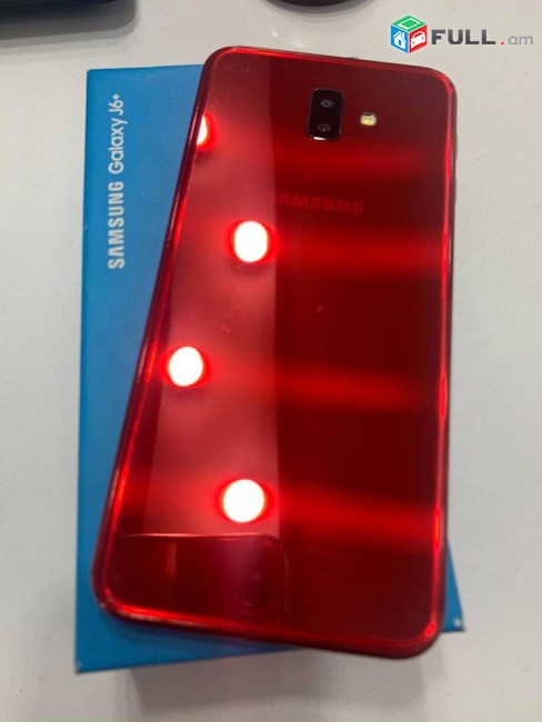 Samsung Galaxy J6 plus red 32gb tupov, idealakan vichak, aparik texum 0% 0%