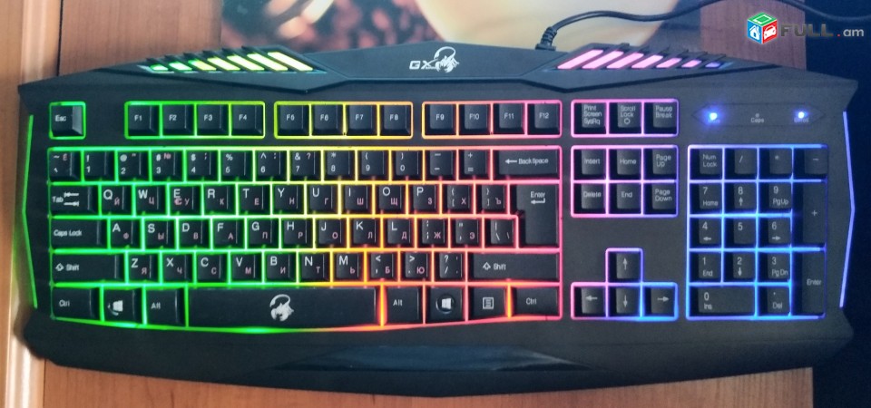 Scorpion K220 Gaming Keyboard, RGB լույսերով խաղային ստեղնաշար, klavyuatura,mknik,stexnashar,xaxayin stexnashar, gamming keyboard