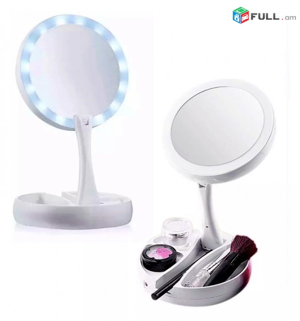 Դիմահարդարման համար լեդ հայելի լույսով կլոր, makeup led light, smart mirror, led makeup mirror, hayeli, hajeli, haeli