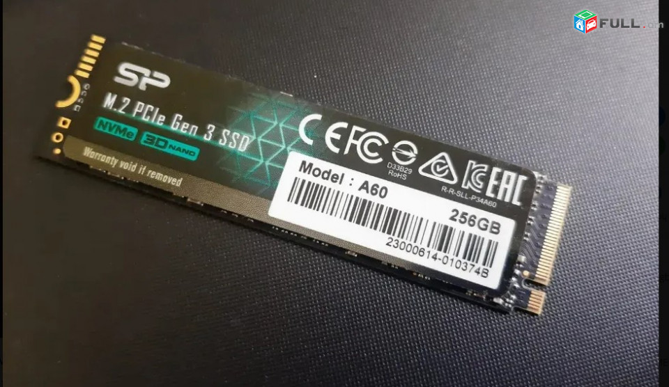SSD M2 NVME M.2 256 GB Silicon Power A60 Pci 3.0 4X 2280