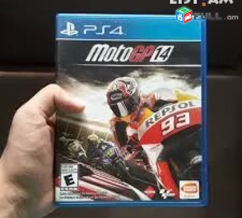 Ps4 Խեղեր Playstation4 Ps3 Լիցենզիոննի ու երաշխիքով Օրիգինալ փեթեթով MotoGP 14