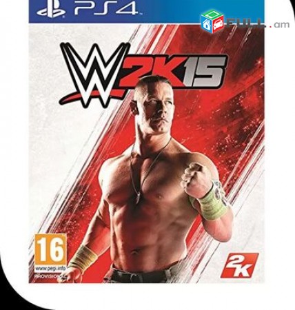Playstation 4 Խեղեր Ps 4 Ps 3 Լիցենզիոննի ու երաշխիքով Օրիգինալ փաթեթով WWE 2K15