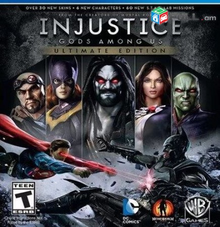 Ps4 Խեղեր Playstation4 Ps3 Լիցենզիոննի ու երաշխիքով Օրիգինալ փեթեթով Injustice: 