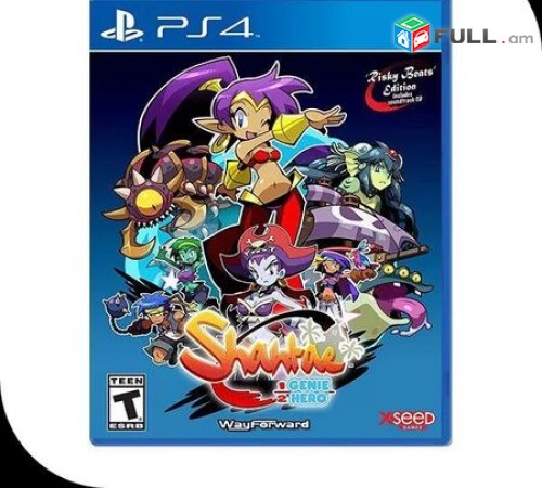 Playstation 4 Խեղեր Ps 4 Ps 3 Լիցենզիոննի ու երաշխիքով Օրիգինալ փաթեթով Shantae