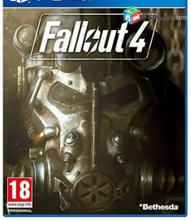 Ps4 Խեղեր Playstation4 Ps3 Լիցենզիոննի ու երաշխիքով Օրիգինալ փեթեթով Fallout 4