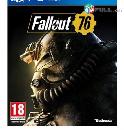Ps4 Խեղեր Playstation4 Ps3 Լիցենզիոննի ու երաշխիքով Օրիգինալ փեթեթով Fallout 76 