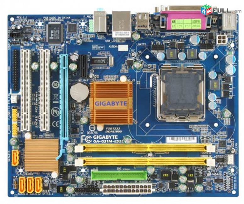 Materinka / mayr plata / motherboard / 775socket G31 / Gigabyte G31 / gigabyte ga-g31m-es2c