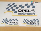 Opel nakleyka Motor Sport tip (3 ktoric)