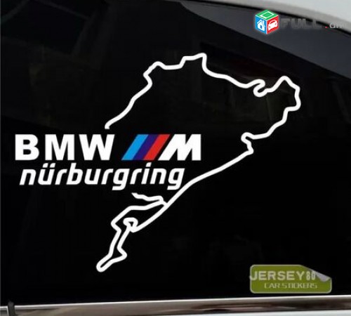 BMW nakleyka M Nurburgring BMW Qartez bmw tip bmw sticker m