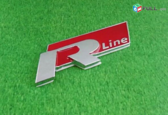 Tuning emblem R Line Sport metaxakan emblemaner R sport emblem 1 Զույգ