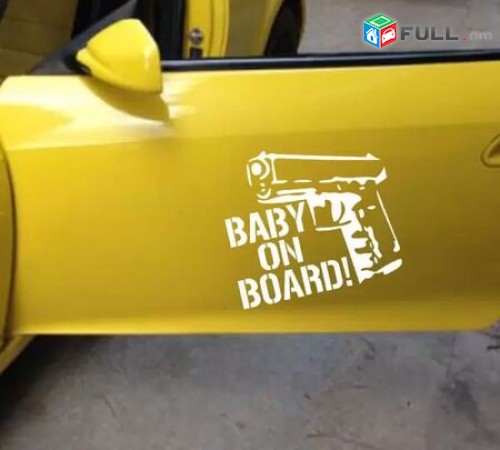 Avto nakleyka Baby On Board meqenayi tip, meqenayi nakleyaka