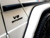 V8 BITURBO Emblem Black for Mercedes Benz