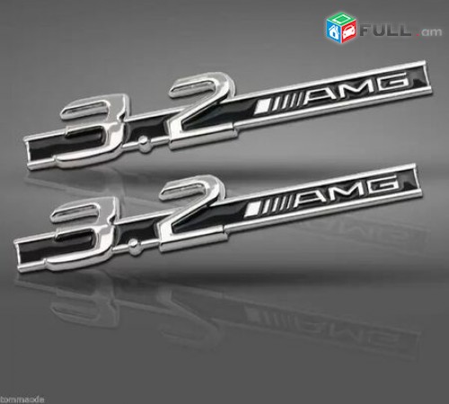 3.2 AMG Emblem mercedes logo Metaxakan (բարձր որակ)