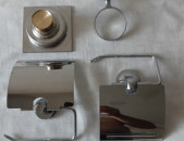 Զուգարանի թղթի կախիչ, նոր, երկու հատ toilet roll holder , for one item 