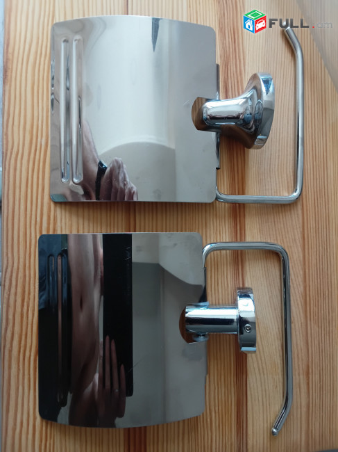 Toilet roll holder, զուգարանի թղթի կախիչ, նոր, երկու հատ, նշված է մեկ հատի գինը 