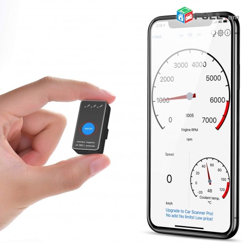 OBD2 OBDII Car Scanner, Bluetooth 4.0 OBD 2 Code Reader Diagnostika