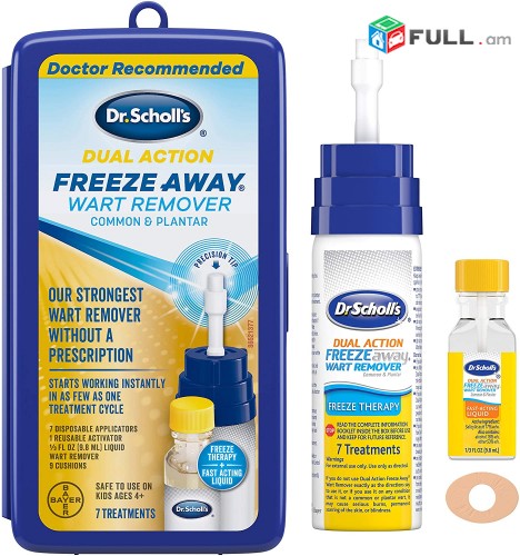 Dr. Scholl’s FreezeAway Wart Remover DUAL ACTION Gortnuki Sarecum bujum dex