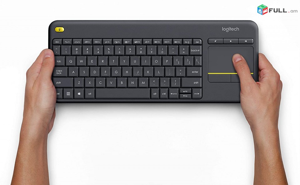 Logitech K400 Plus Wireless Touch TV Keyboard with Easy Media Control and Built-In Touchpad stxnashar.klaviatura,klavyatura,keybord