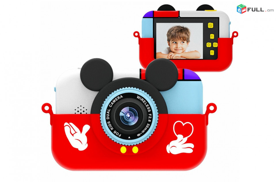 Մանկական տեսախցիկ " Mickey ", սելֆիով , ֆոտոխցիկ camera foto mankakan