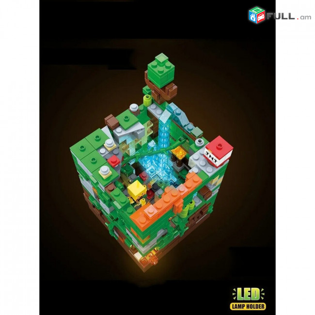Կոնստրուկտոր " Minecraft " 866 դետալ, lego maincraft, конструктор лего маинкрафт