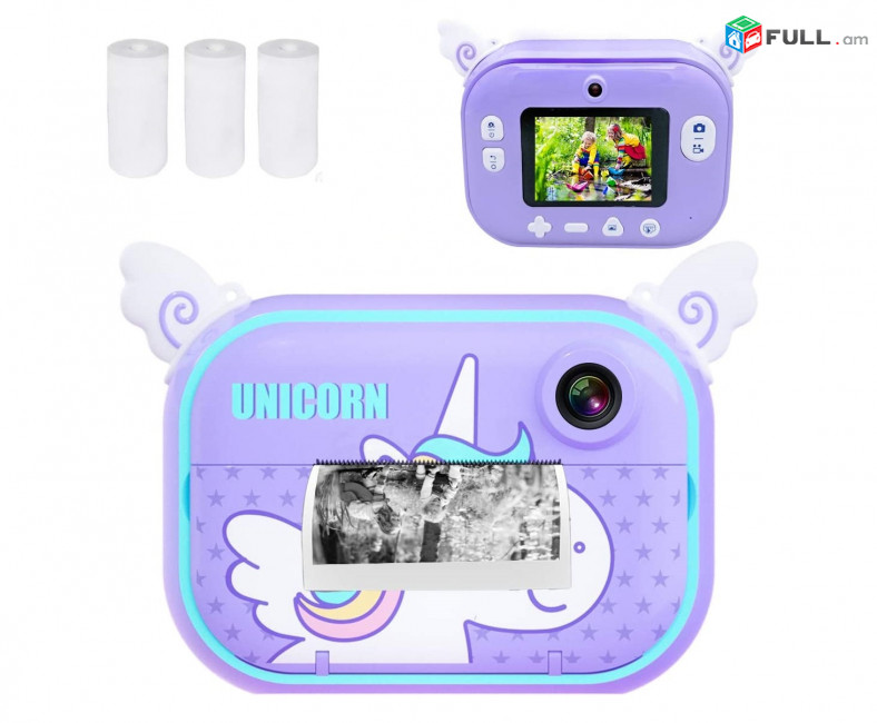 Մանկական տպող տեսախցիկ, Wifi տպագրությամբ ֆոտո , детский фотоаппарат