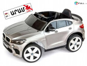 Էլեկտրական մանկական մեքենա BMW X6, 12v, детская машина, մարտկոցով մեքենա