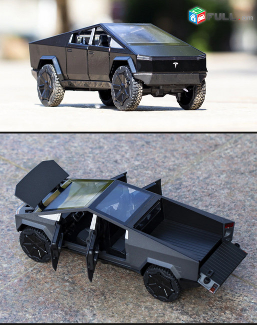 Կոլեկցիոն մետաղական մեքենա Tesla Cybertruck 1/24 , тесла տեսլա խաղալիք