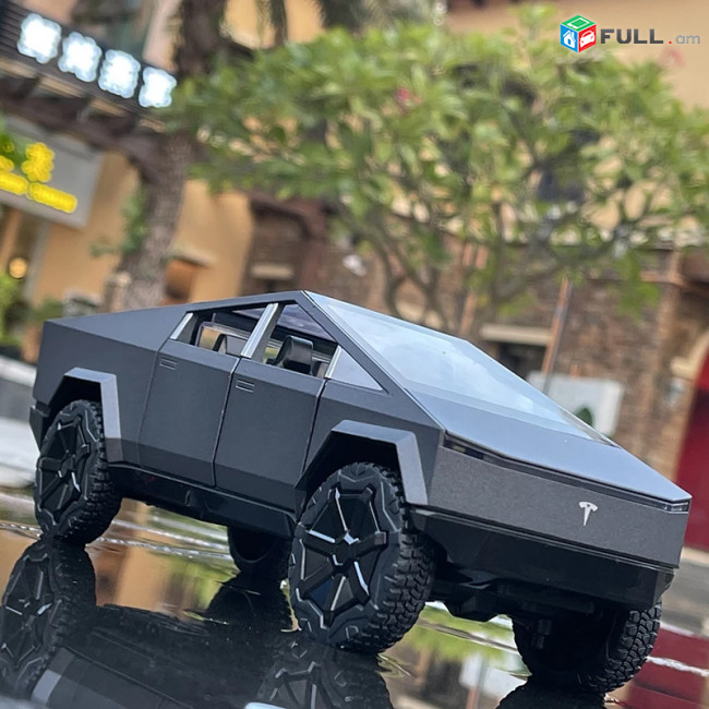Կոլեկցիոն մետաղական մեքենա Tesla Cybertruck 1/24 , тесла տեսլա խաղալիք