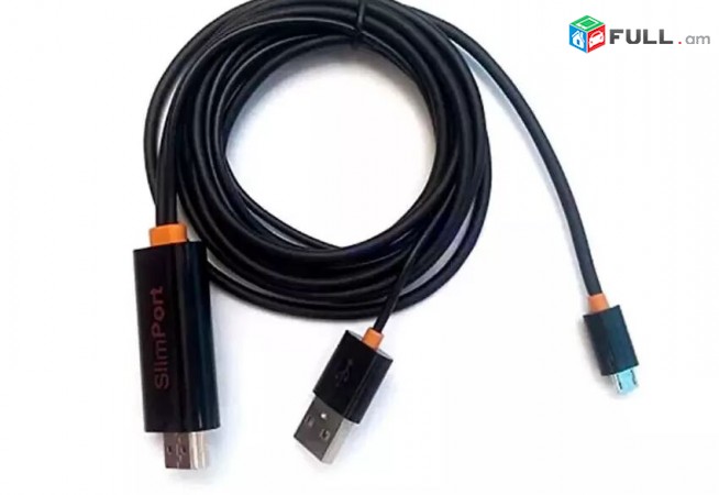 Lriv Nor, Tupov, Original SlimPort to HDMI TV adapter USA-ic + 2M kabel