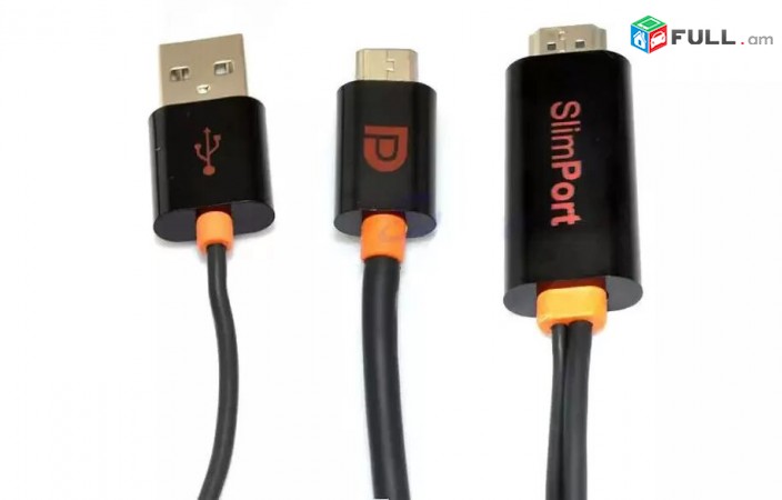 Lriv Nor, Tupov, Original SlimPort to HDMI TV adapter USA-ic + 2M kabel