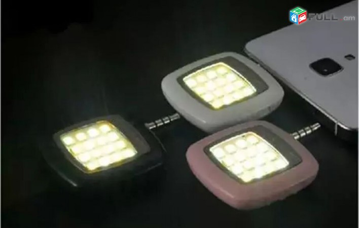 Lriv Nor, 3 Tarber Guyneri, 16 LED, Night Selfie Flash Light for All Phones