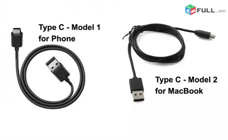 Lriv Nor, 1M, USB 3.1 Type C Data Charge Cables for Phone and MacBook