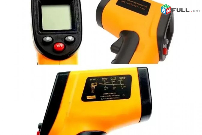 GM320, minchev + 380C Laser Jermachap Thermometer ջերմաչափ термометр