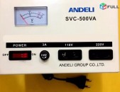 Stabilizator стабилизатор հոսանքի կարգավորիչ Andeli 500W 220V / 110V