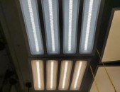 SHENSERVICE Led salik panel 96w լեդ սալիկներ պանել luyser լույսեր