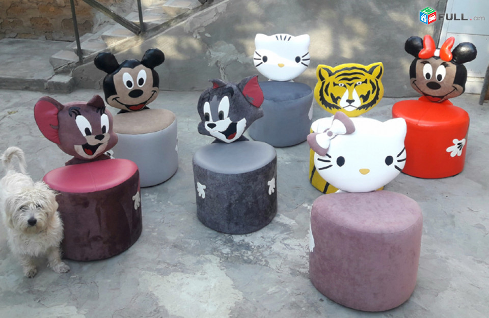 Մանկական աթոռներ Աթոռ պուֆիկ детские стулья hello kitty Minnie mouse