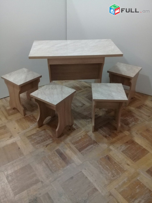Խոհանոցի սեղաններ և աթոռներ արտադրամասից