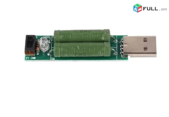 USB Тестер + нагрузочный резистор-1A, 2A usb, USB вольтметр амперметр, micro usb