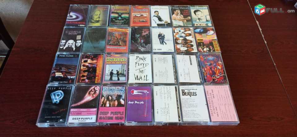 Աուդիո կասետներ մեծ տեսականի պատվերով ձայնագրություններ audio cassette аудио кассеты