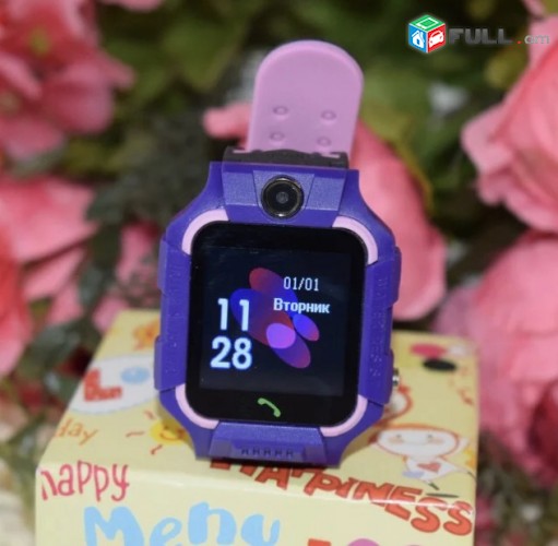 Մանկական ժամացույց-հեռախոս/Խելացի ժամացույց/Xelaci jamacuyc/Qart,GPS,Kamera