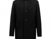 BOSS Hugo Boss Mens Coxton Black Wool Car Coat Outerwear M-L size US 42R