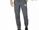 Puma Mens Retro Gray Tech Fitness Running Pants Athletic M