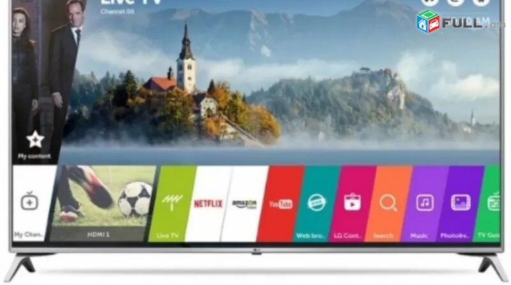 4K Smart TV LG 43 109sm. DVB-T2, Wi-Fi, nor erashxiqov