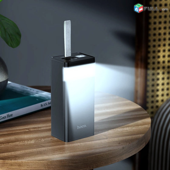 Նոր HOCO Power bank 40.000 man + ՖԱՆԱՐԻԿՈՎ + Էկրանով նաև 50mah, 22.5W charger Повербанк Power Bank fast charge