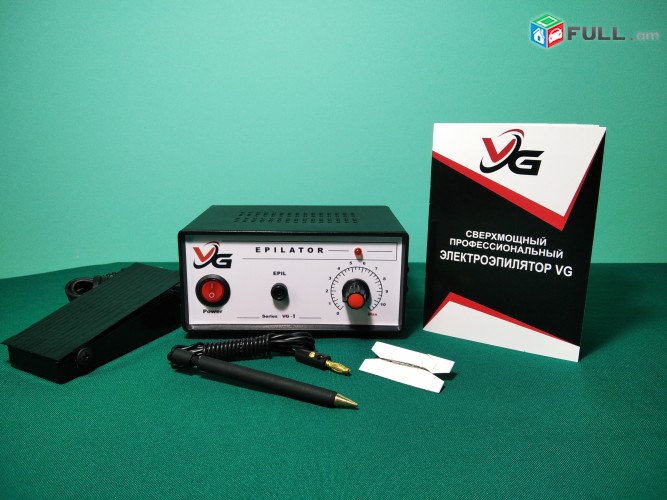 игольчатый электроэпилятор VG-1 ручка для электроэпиляции электроэпилятор epilator էպիլյատոր asexayin epilyator электроэпиляция epilyacia эпиляция epilacia игольчатые электроэпиляторы