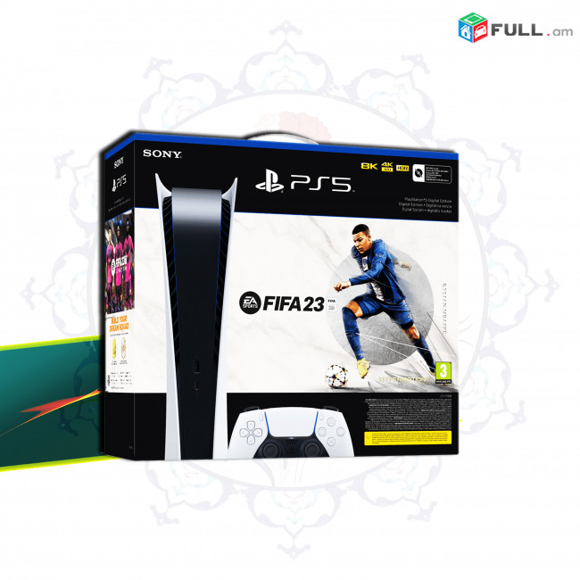 Sony PlayStation 5  2023 Slim PS5 Digital Edition Console - խաղային թվային համակարգ