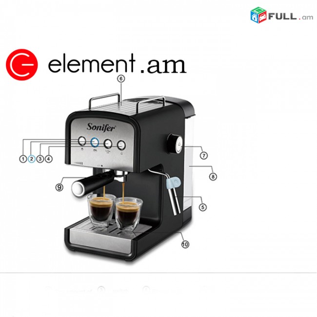 Սուրճ Պատրաստող Սարք SONIFER SF-3529 / espresso aparat kofei aparat coffee nespresso
