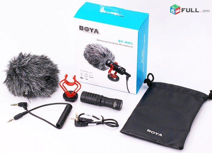 Smart Lab: Professional Microphone BOYA BY-MM1 Նոր, Բարձրորակ mikrafon միկրոֆոն