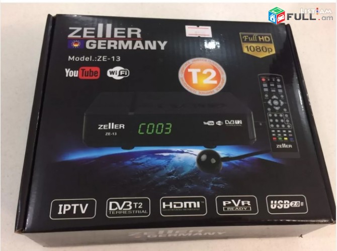 Smart Lab: Թվային սարք Tvayin sarq tv tyuner Zeller ZE-13
